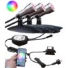 Heissner SMART LIGHTS Starter Set "WiFi" Inkl. 3 RGB Spots