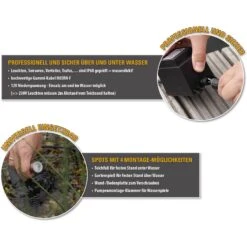 Heissner L421-00 LED Smart Light Spot 1 Watt Silber -Schwimmbadzubehör 07