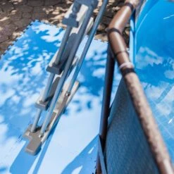 Polygroup Summer Waves Frame Pool Set - Blauer Rechteckiger Pool, 4,88 X 2,44 X 1,07m, Inklusive Zubehör Bodenschutzmatten Blau 4mm -Schwimmbadzubehör 2510600 Bodenschutzmatte blau Pool Bodenschutz 04