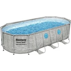 ​Bestway Power Steel Swim Vista Series Frame Pool, Komplettset, Oval, 549 X 274 X 122 Cm (56716GS)