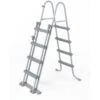 Bestway Pool-Sicherheitsleiter Für Becken Bis 122 Cm Ohne Plattform - 2x4 Stufen - Grau