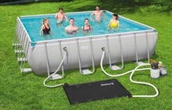 Bestway Flowclear Solar Pad Solar Heizmatte Pool Heizung 110x171 Cm -Schwimmbadzubehör 58423 Bestway Flowclear Solar Kollektor fuer Pools 03