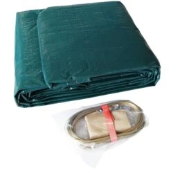 Waterman Abdeckplane Für 470x300cm Acht-/Oval Pools Und Schwimmbecken - 160 G/m² Stark Extra Winterschutz Und Ganzjahresabdeckung -Schwimmbadzubehör Abdeckplane Folie Spannschloss Detail 18