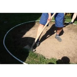 Waterman Stahlwandpool Rund 460x120cm, Stahl 0,45mm Steinoptik, Folie 0,3mm Blau, Overlap -Schwimmbadzubehör Aufbau Stahlwandpool Eco Dekor Pools 1