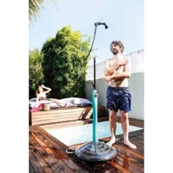 Dusche Sunny Style Premium 8l, Aquamarin -Schwimmbadzubehör Dusche Sunny Premium Seite n