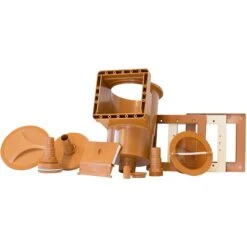 Stahlwandpool Set Oval Classic 500x300x120 Cm, Stahl 0,45 Mm Holzoptik, Folie 0,3 Mm Blau, Overlap 8 Stahlwandpool Set Oval Classic 500x300x120 Cm, Stahl 0,45 Mm Holzoptik, Folie 0,3 Mm Blau, Overlap -Schwimmbadzubehör Einbauskimmer und Einlaufduese braun 9