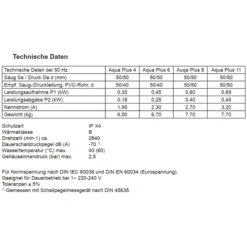 Filterpumpe Aqua Plus 6 -Schwimmbadzubehör Filterpumpe Aqua Plus 03 1