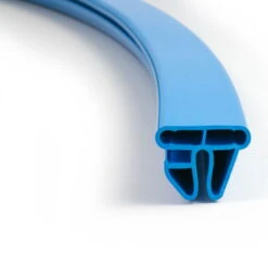 Waterman Stahlwandpool Set (10-teil) Tief Achtform Costa-Rica 625x360x150cm, Stahl 0,8mm Weiß Folie 0,6mm Bl. -Schwimmbadzubehör Handlauf Q4 Kombi Keilbiese und Einhaengebiese 02 1