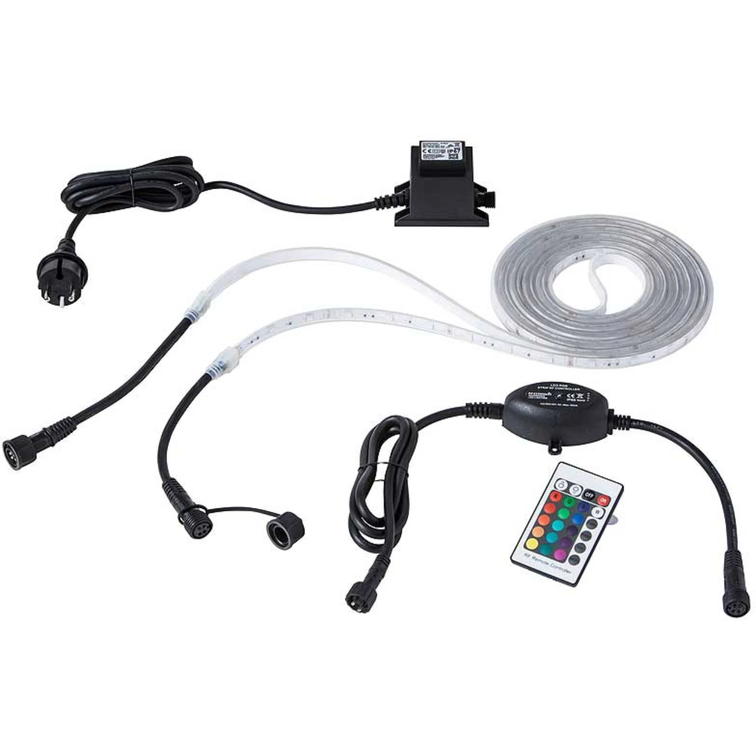 Heissner SMART LIGHT Unterwasser-LED-Band, RGB, 5m, Inkl. Transformator Und RGB-Controller 1 Heissner SMART LIGHT Unterwasser-LED-Band, RGB, 5m, Inkl. Transformator Und RGB-Controller