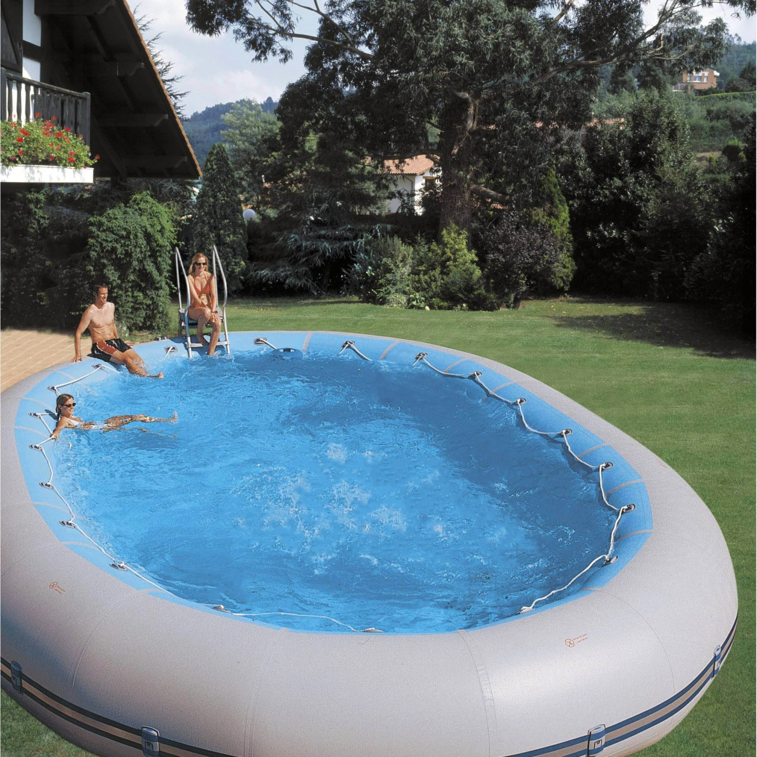 Zodiac Original Ovline 2000, Pool Oval, 700x500x110 Cm, Komplettset 1 Zodiac Original Ovline 2000, Pool Oval, 700x500x110 Cm, Komplettset