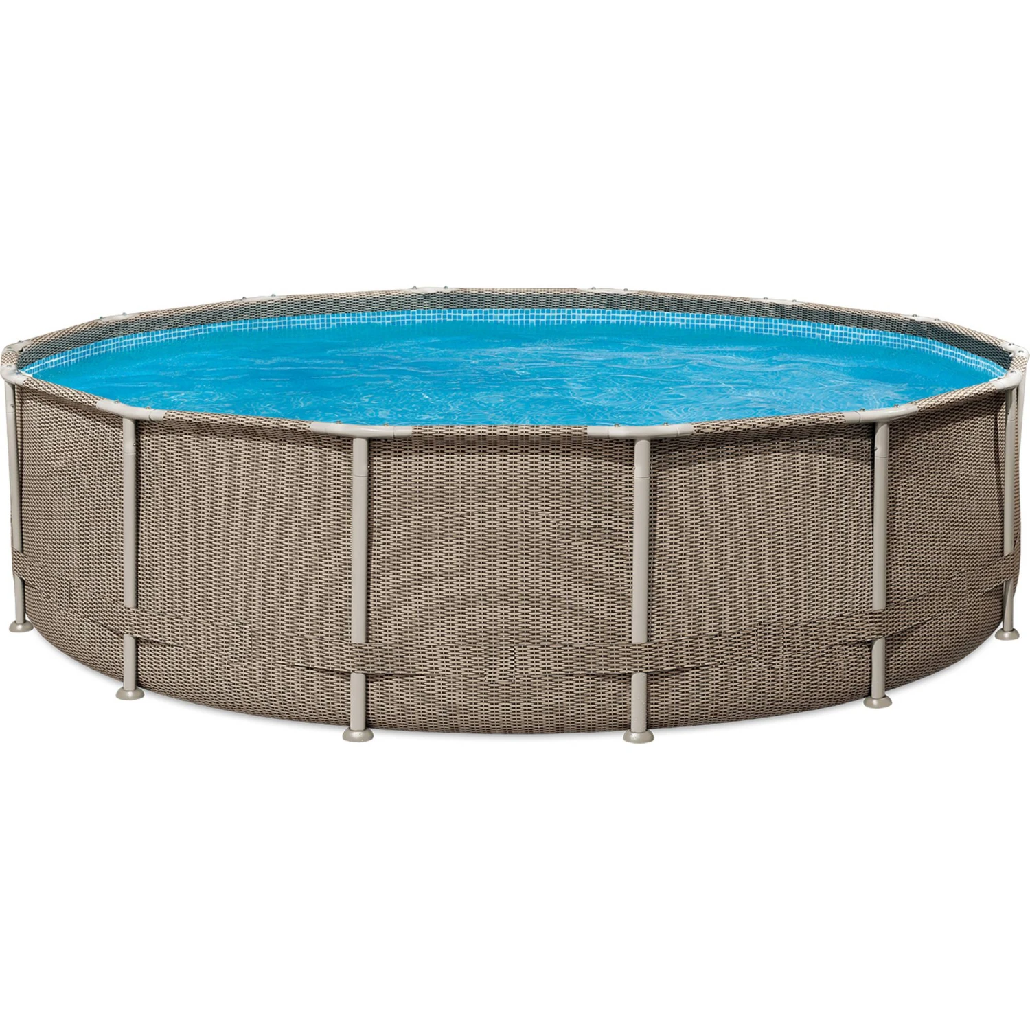Polygroup Summer Waves Frame Pool Set Rattan Braun 427 X 107 Cm (3000130) 2 Polygroup Summer Waves Frame Pool Set Rattan Braun 427 X 107 Cm (3000130) – Bild 2