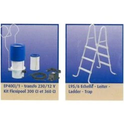 Zodiac Flexipool Premium Schwimmbeckenset 3,60 X 0,90 M (0,7mm Wandstärke) Ink. Kartuschenfilter -Schwimmbadzubehör PT38174 02