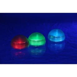 SUMMER FUN Solarkugellicht 3er Set 9 SUMMER FUN Solarkugellicht 3er Set -Schwimmbadzubehör Pool Solarlicht 3er Set schwimmend nebeneinander