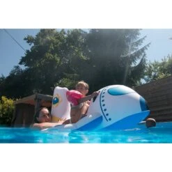 Bestway Pool Explorer Flugzeug Aufblasbar -Schwimmbadzubehör Poolexplorer Wasserspielzeug im Pool