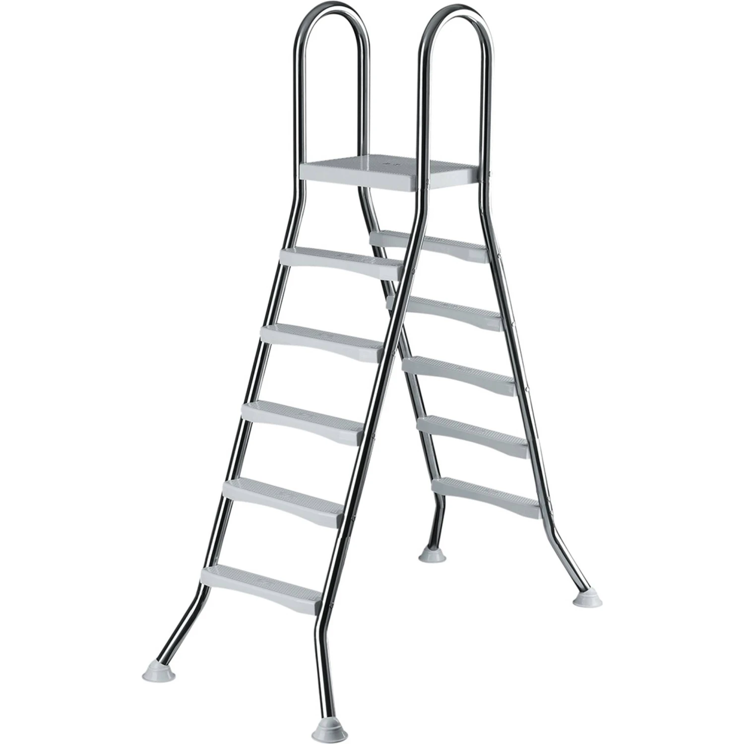 SUMMER FUN Poolleiter Edelstahl Für Hochbecken Mit 150 Cm Höhe 1 SUMMER FUN Poolleiter Edelstahl Für Hochbecken Mit 150 Cm Höhe