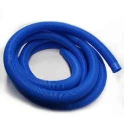 Waterman Stahlwandpool Set Oval Echtholz 725x375x120cm, Stahl 0,45mm Weiß, Folie 0,4mm Blau, Einhängebiese -Schwimmbadzubehör Schlauch 6m