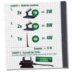 Heissner L477-00 Teichufer Und Poolrand Lampe 3 Watt Weiß 12 Heissner L477-00 Teichufer Und Poolrand Lampe 3 Watt Weiß -Schwimmbadzubehör SmartLights Berechnung Trafo 01