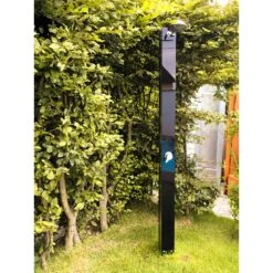 Solardusche Exquisit Aus Edelstahl Mit Glasfront 18l 8 Solardusche Exquisit Aus Edelstahl Mit Glasfront 18l -Schwimmbadzubehör Solardusche Exquisit im Garten