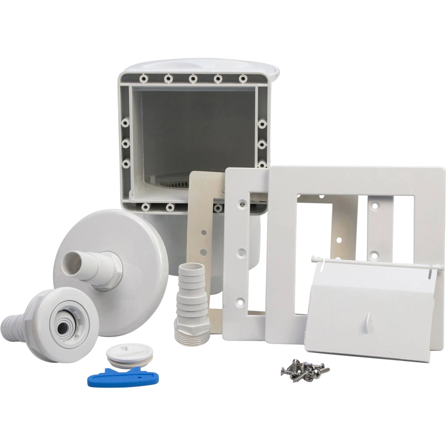 GRE Stahlwandpool Set (6-teilig) Hoch Rund High Line 550 X 132 Cm, Stahl 0,45 Mm Weiß Folie 0,4 Mm Blau 7 GRE Stahlwandpool Set (6-teilig) Hoch Rund High Line 550 X 132 Cm, Stahl 0,45 Mm Weiß Folie 0,4 Mm Blau – Bild 7