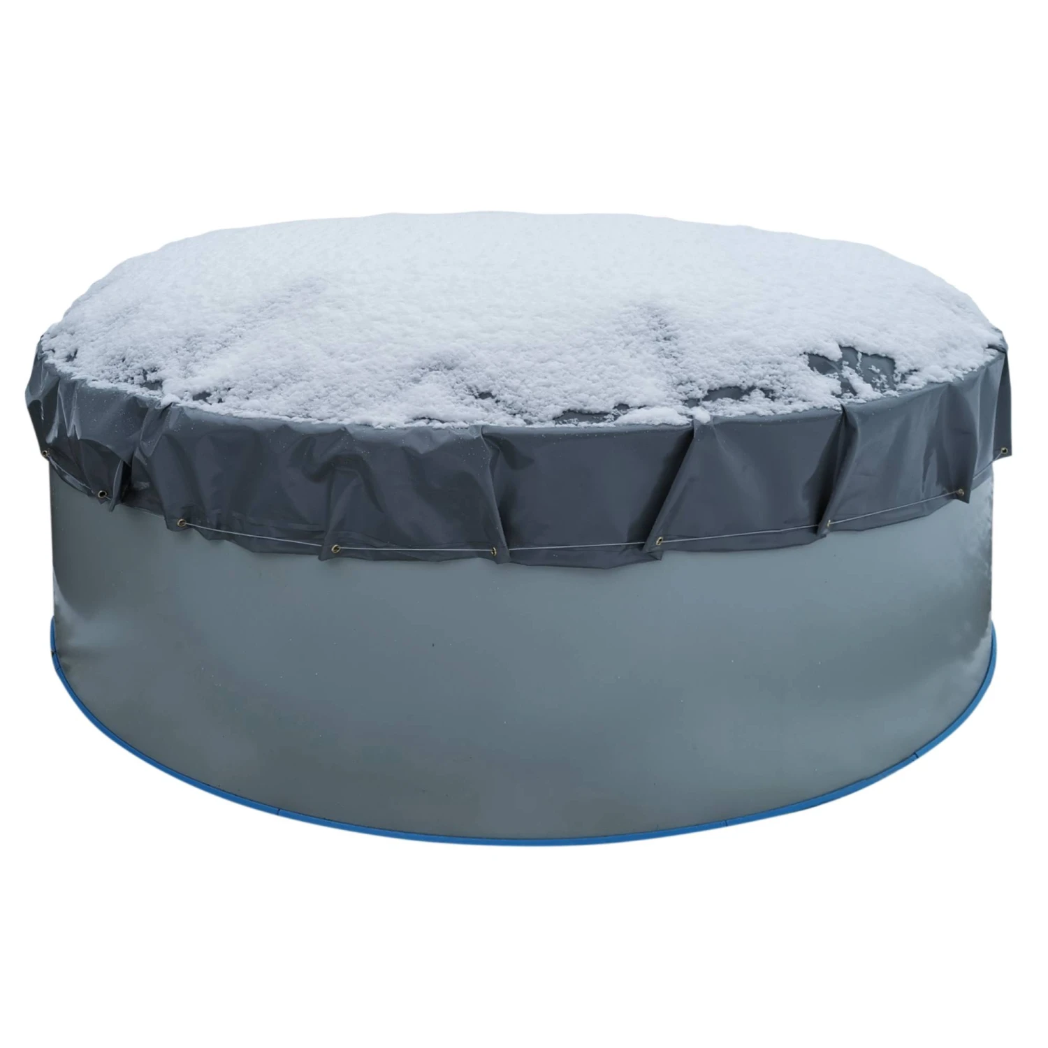 Waterman Luftkissen Poolabdeckung Aufblasbare Abdeckplane Rund Ø 3,5 M Grau/innen Beige Mit Ösen Und Kordelzug 2 Waterman Luftkissen Poolabdeckung Aufblasbare Abdeckplane Rund Ø 3,5 M Grau/innen Beige Mit Ösen Und Kordelzug – Bild 2